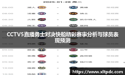 CCTV5直播勇士对决快船精彩赛事分析与球员表现预测